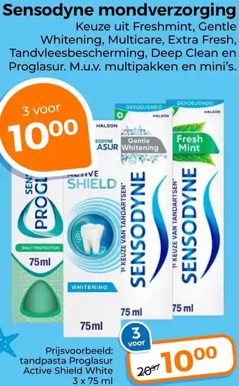 Trekpleister Sensodyne mondverzorging aanbieding