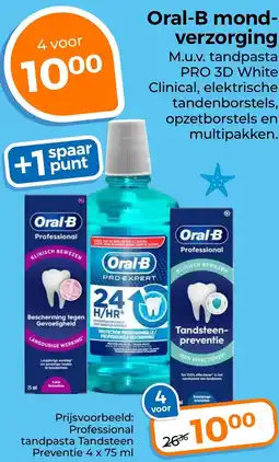 Trekpleister Oral-B mondverzorging aanbieding