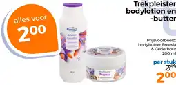 Trekpleister Trekpleister bodylotion en butter aanbieding