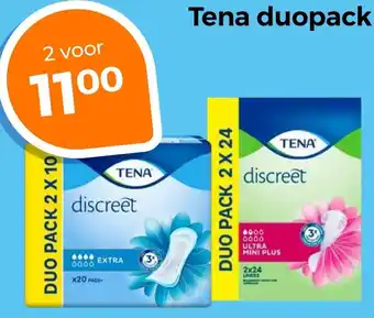 Trekpleister Tena duopack aanbieding