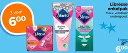 Trekpleister Libresse enkelpak aanbieding