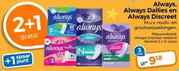 Trekpleister Always, Always Dailies en Always Discreet aanbieding