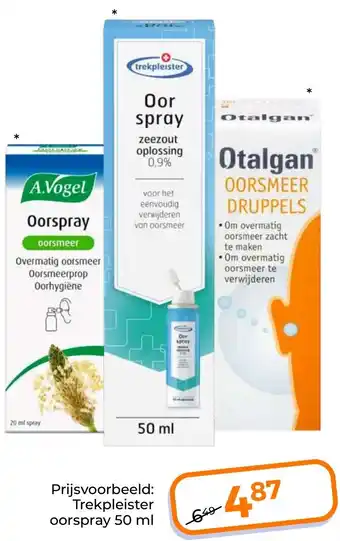 Trekpleister Oorverzorging aanbieding