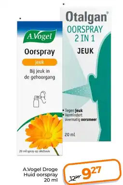 Trekpleister A.Vogel Droge Huid oorspray aanbieding