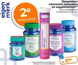 Trekpleister Trekpleister vitaminen, mineralen en supplementen aanbieding