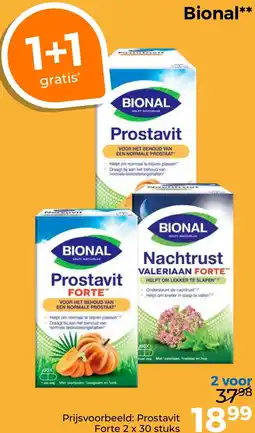Trekpleister Bional aanbieding