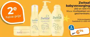 Trekpleister Zwitsal babyverzorging aanbieding