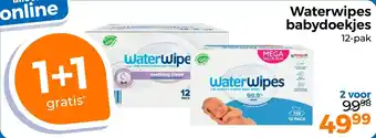 Trekpleister Waterwipes babydoekjes aanbieding
