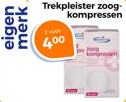 Trekpleister Trekpleister zoogcompressen aanbieding