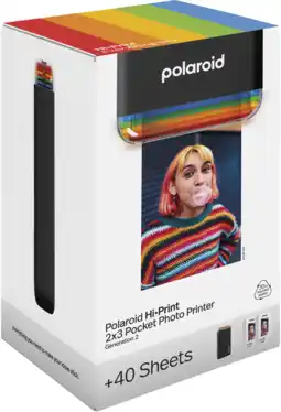 MediaMarkt Polaroid Hi·print 2x3 Gen 2 - Everything Box Instant Printer Zwart aanbieding