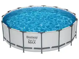 Lidl Bestway Zwembad Steel Pro MAX Ø 457 x 122 cm aanbieding