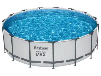 Lidl Bestway Zwembad Steel Pro MAX Ø 457 x 122 cm aanbieding