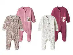 Lidl lupilu 2 Baby pyjama's aanbieding