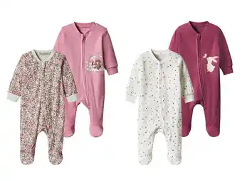 Lidl lupilu 2 Baby pyjama's aanbieding