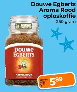 Trekpleister Douwe Egberts Aroma Rood oploskoffie aanbieding