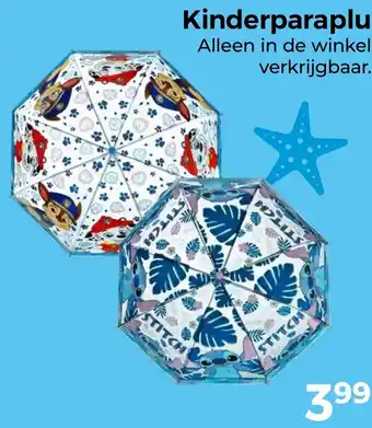 Trekpleister Kinderparaplu aanbieding