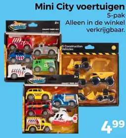 Trekpleister Mini City voertuigen aanbieding