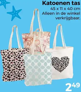 Trekpleister Katoenen tas aanbieding