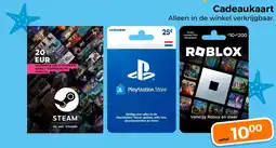 Trekpleister Cadeaukaart aanbieding