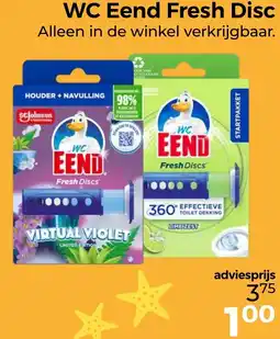 Trekpleister WC Eend Fresh Disc aanbieding
