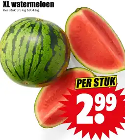 Dirk XL watermeloen aanbieding
