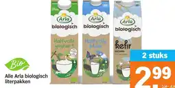 Albert Heijn Alle Arla biologisch literpakken aanbieding