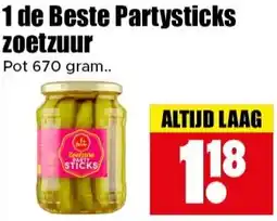 Dirk 1 de Beste Partysticks zoetzuur aanbieding