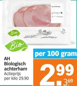 Albert Heijn AH Biologisch achterham aanbieding