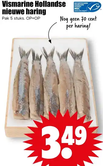 Dirk Vismarine Hollandse nieuwe haring aanbieding