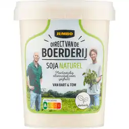 Jumbo Jumbo Direct van de Boerderij Soja Naturel Plantaardig Alternatief 400 g aanbieding