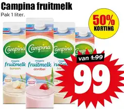 Dirk Campina fruitmelk aanbieding