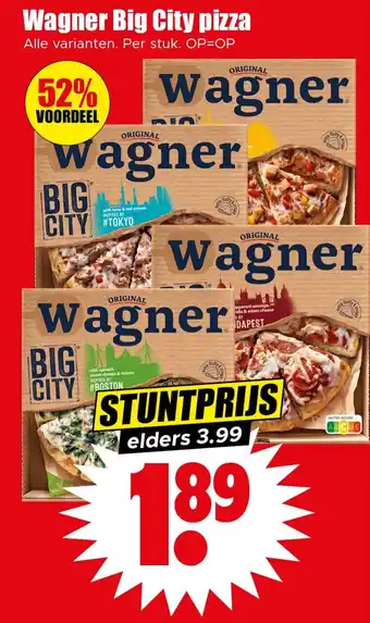 Dirk Wagner Big City pizza aanbieding
