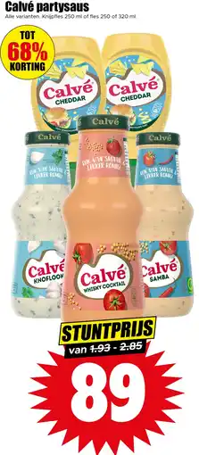Dirk Calvé partysaus aanbieding