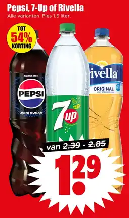 Dirk Pepsi, 7-Up of Rivella aanbieding