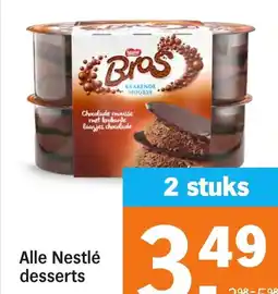 Albert Heijn Alle Nestlé desserts aanbieding
