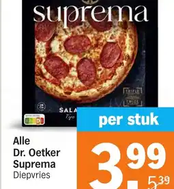 Albert Heijn Alle Dr. Oetker Suprema Diepvries aanbieding
