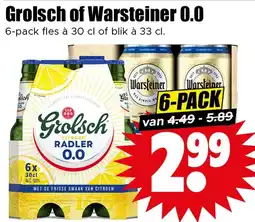 Dirk Grolsch of Warsteiner 0.0 aanbieding