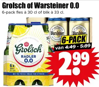 Dirk Grolsch of Warsteiner 0.0 aanbieding