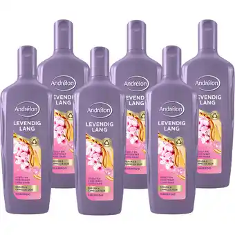 Jumbo Andrélon Shampoo Levendig Lang - 6 x 250ml aanbieding