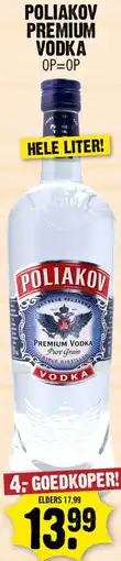 Dirk Poliakov Premium Vodka aanbieding
