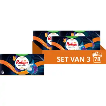Jumbo Robijn Classics 3-in-1 Wascapsules Black Velvet 3 x 26 wasbeurten aanbieding