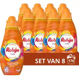 Jumbo Robijn Klein & Krachtig Wasmiddel Kleur - 8 x 665ML aanbieding