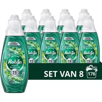 Jumbo Robijn Quick Wash Spring Blossom - 8 x 22 Wasbeurten aanbieding