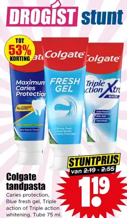 Dirk Colgate tandpasta aanbieding