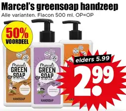 Dirk Marcel's greensoap handzeep aanbieding
