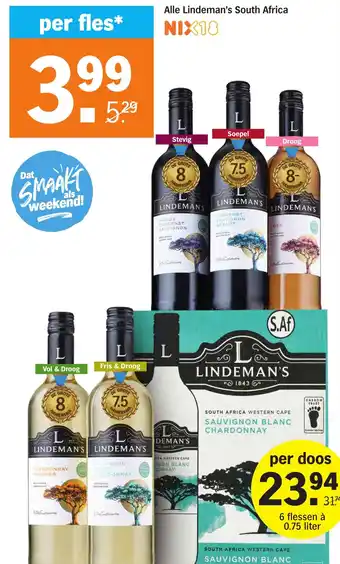 Albert Heijn Alle Lindeman's South Africa aanbieding