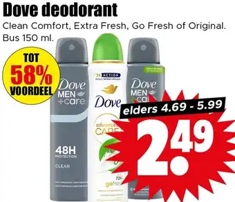 Dirk Dove deodorant aanbieding