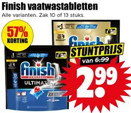 Dirk Finish vaatwastabletten aanbieding