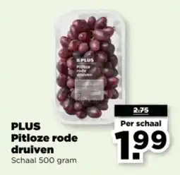 PLUS PLUS Pitloze rode druiven aanbieding
