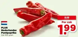 PLUS PLUS Nederlandse Puntpaprika aanbieding